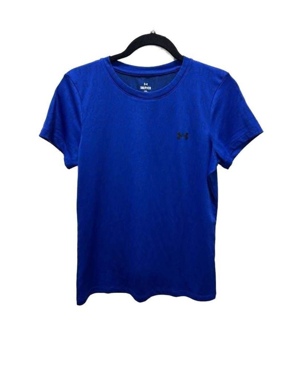 Under Armour Women's Royal Blue Jacquard Logo Tech Short Sleeve T-Shirt Size SM - Picture 9 of 9